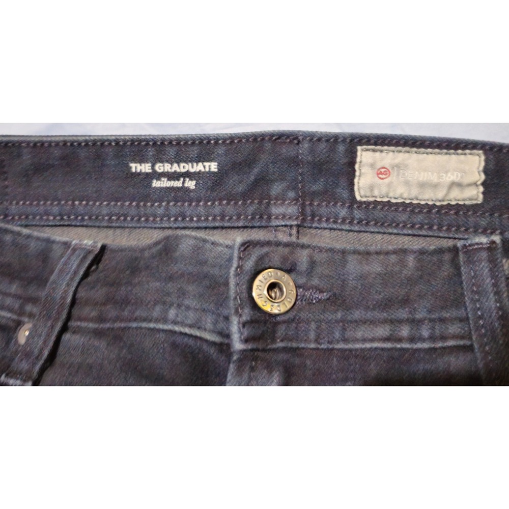 Adriano Goldschmied Jeans Men 34x34 Blue The Graduate Tailored Leg Denim 360 - Picture 3 of 9